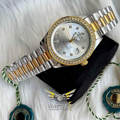 Rolex AA Grade || Dual Tone  || White Diamond Stone_img_3