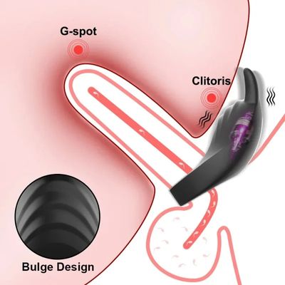 Adjustable Cock Ring for Men Remote Control Vibrating Penis Rings for Ejaculation Delay Testis Stimulation Sex Toy for Couples_img_3