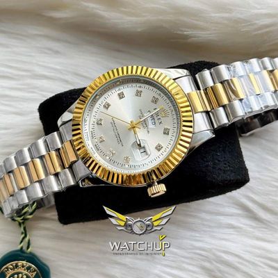Rolex AA Grade || Dual Tone  || White Diamond Cut_img_2