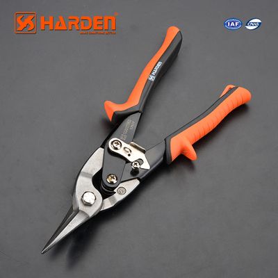Harden 10" Aviation Snips Taiwan Type Straight Head ( Professional & Industrial ) Chrome Vanadium Straight Aviation Tin Snip 570107_img_0