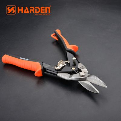 Harden 10" Aviation Snips Taiwan Type Straight Head ( Professional & Industrial ) Chrome Vanadium Straight Aviation Tin Snip 570107_img_4