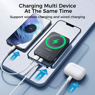 JOYROOM JR-W020 10000mah 20W Magnetic Wireless Mini Power Bank_img_5