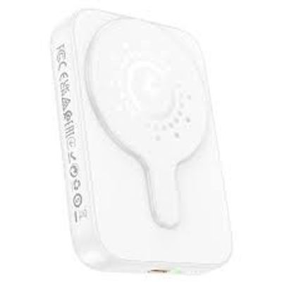 HOCO J117A magnetic wireless fast charging Power bank 10000mAh – White Color_img_2