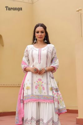 Taranga Premium Cotton Sharara 3-Piece Set_img_0