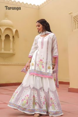 Taranga Premium Cotton Sharara 3-Piece Set_img_2
