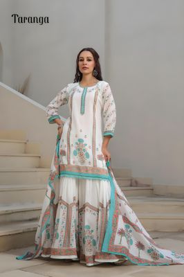 Taranga Premium Cotton Sharara 3-Piece Set_img_1