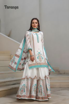 Taranga Premium Cotton Sharara 3-Piece Set_img_2