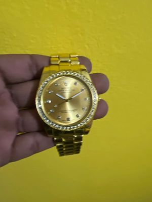 Rolex Men Stainless Steel Watch,For Men, premium quality-Gold রোলেক্স হাত গড়ি_img_2
