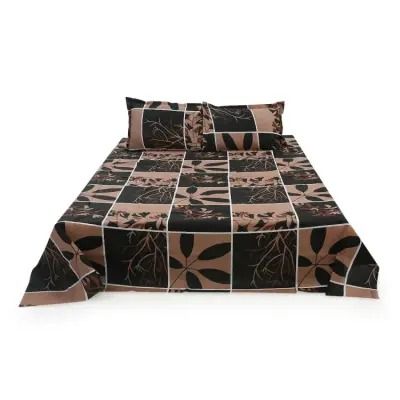 Double King-Size Bedsheet in Various Printed Colors (7'x8') Suti Fabric বিছানা চাদর_img_0