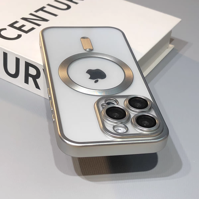 Luxury Plating MagSafe Transparent Soft Case