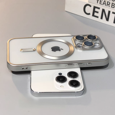 Luxury Plating MagSafe Transparent Soft Case_img_4