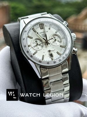 TAG CARRERA SWEEP WHITE DIAL CHRONO_img_0