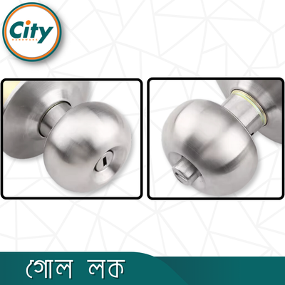 মোরটাইস স্টেইনলেস স্টিল গোল লক সর্বজনীন কাঠের দরজার লক সিলভার রঙের দরজার লক_img_5