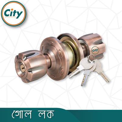 রাউন্ড লক অ্যান্টিক রঙের নতুন কামরাঙ্গা মডেল সর্বজনীন কাঠের দরজার লক 5890AC_img_1