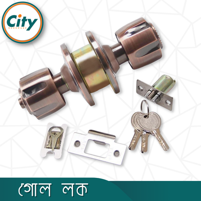 রাউন্ড লক অ্যান্টিক রঙের নতুন কামরাঙ্গা মডেল সর্বজনীন কাঠের দরজার লক 5890AC_img_4
