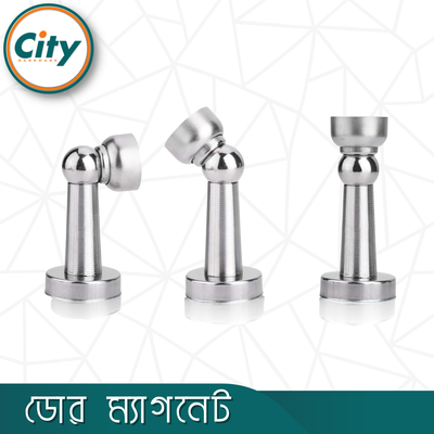 স্টেইনলেস স্টিল ডোর স্টপার ডোর ম্যাগনেট ওয়াল/ফ্লোর মাউন্ট ডোর হোল্ডার চৌম্বকীয় ডোর ক্যাচ_img_1