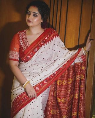 Taranga Premium Half Silk Sharee with Blouse Piece_img_1