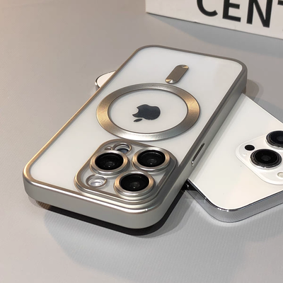 Luxury Plating MagSafe Transparent Soft Case_img_2