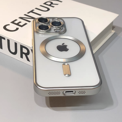 Luxury Plating MagSafe Transparent Soft Case_img_3