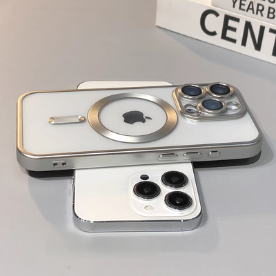 Luxury Plating MagSafe Transparent Soft Case_img_4