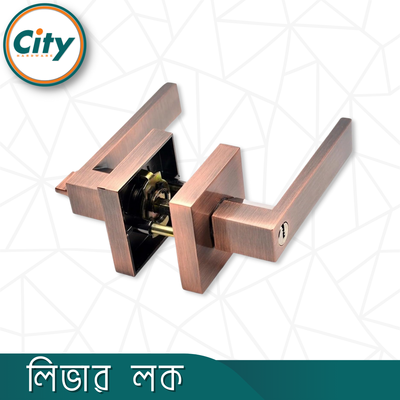 আধুনিক দরজার হ্যান্ডল লক সহ এক সাইড চাবি এক সাইড নব ডোর লক অ্যান্টিক দরজার লক Door Lock_img_2