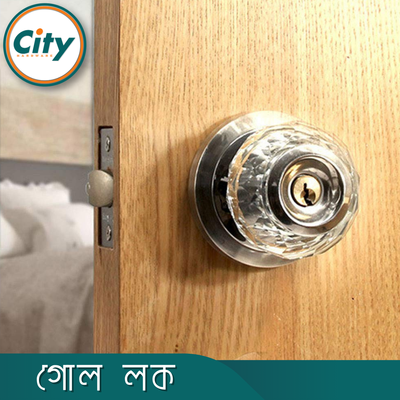 উচ্চ নিরাপত্তার রাউন্ড লক ক্রিস্টালের হাতল মোর্টাইজ রাউন্ড লক ডোর লক সিলভার রঙের দরজার লক_img_5