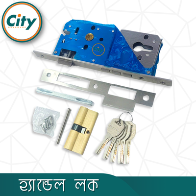 উচ্চ সুরক্ষা স্ট্যান্ডার্ড সাইজের ডোর লক প্রধান দরজার লক অ্যান্টিক রঙের হ্যান্ডেল লক Door Lock_img_4