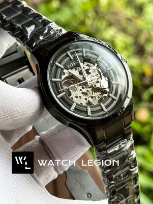 FOSSIL AUTO CHAIN FULL BLACK_img_1