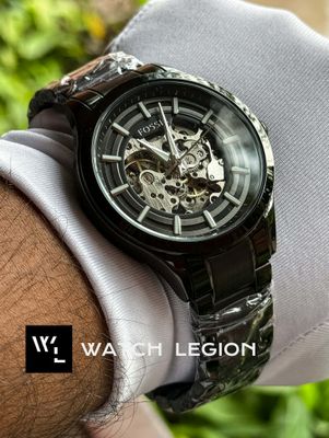 FOSSIL AUTO CHAIN FULL BLACK_img_2