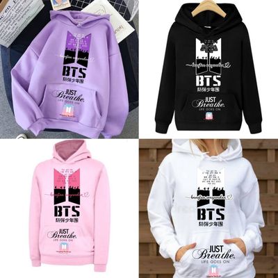 Stylish Logo Unisex BTS Hoodie_img_0