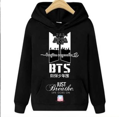 Stylish Logo Unisex BTS Hoodie_img_2