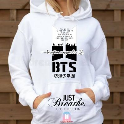 Stylish Logo Unisex BTS Hoodie_img_4