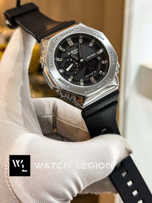 GSHOCK GM 2100 SILVER METAL BODY BLACK DIAL_img_0