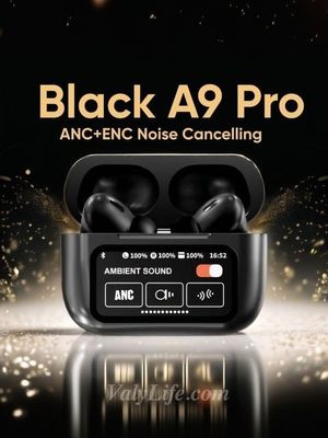 A9 Pro ANC Touch Screen Display Earbuds – Premium_img_0