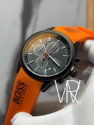BOSS CHRONO ORANGE BELT BLACK DIAL_img_0