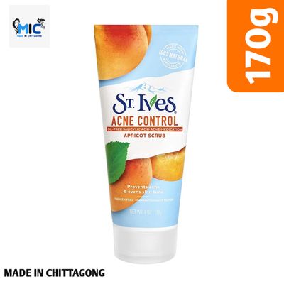 St. Ives Acne Control Face Scrub Deeply Exfoliates 170g (mic)_img_0