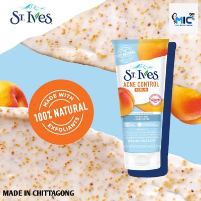 St. Ives Acne Control Face Scrub Deeply Exfoliates 170g (mic)_img_1