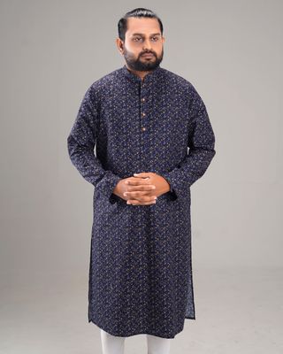 Royal Indigo Panjabi_img_1