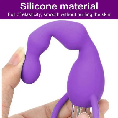 Vibrators Anal Plug Vibrating Massage Soft Anal Beads Butt Plug Sex Toys for Couples Butt Plug Silicone Adult Products_img_4