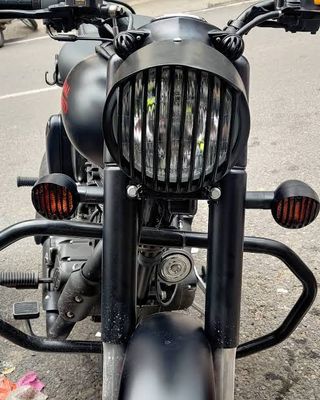 Safety Grill Set ( Headlight,Back Light,Parking Bulb,Signal Bulb) Royal Enfield All Model_img_3