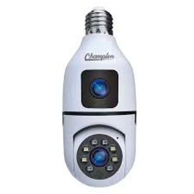 Double Lens PTZ Bulb Wi-Fi IP Camera_img_0