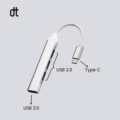 Type C USB HUB High Speed 4 Port Multi Splitter Adapter OTG_img_2