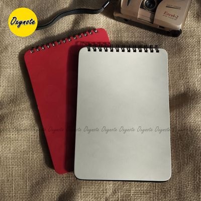 OXYNOTE A5 Size Premium Blank Cover Notebook - Red_img_0