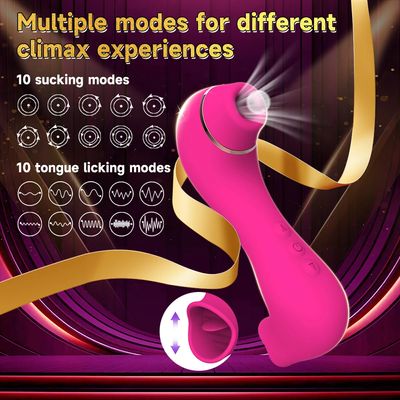 Powerful 2 in 1 Sucking Vibrator for Women Nipple Clit Stimulator Vagina Massager Oral Vacuum Female Masturbator Adult Sex Toys_img_1