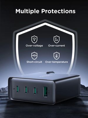 JOYROOM GaN Ultra JR-TCG05EU 140W 3C1A Fast Charger With C To C Cable_img_11