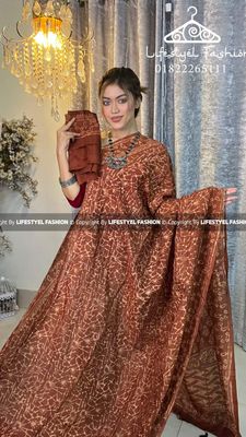 কালারফুল সিল্ক বাটিক শাড়ি  (LF-SC-524)_img_0