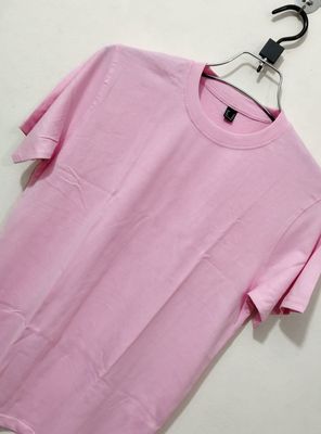 Premium Solid Baby Pink Colour T-shirt_img_1