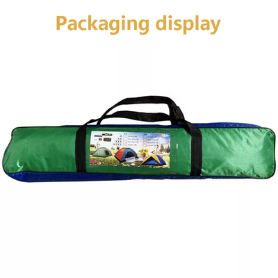 4 Person Tent Waterproof Single Layer Manual Open Fiberglass Pole Single Door Single Layer_img_2