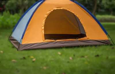 4 Person Tent Waterproof Single Layer Manual Open Fiberglass Pole Single Door Single Layer_img_5