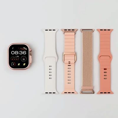 A20 Ultra Max AMOLED Smartwatch – 4 Strap Combo | SIM, Bluetooth Calling & Wireless Charging_img_2